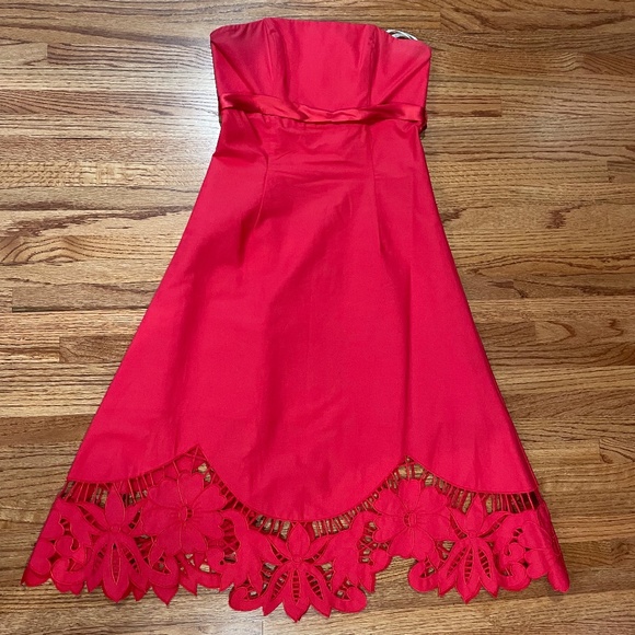 Betsey Johnson Dresses & Skirts - Betsey Johnson Red Strapless Dress